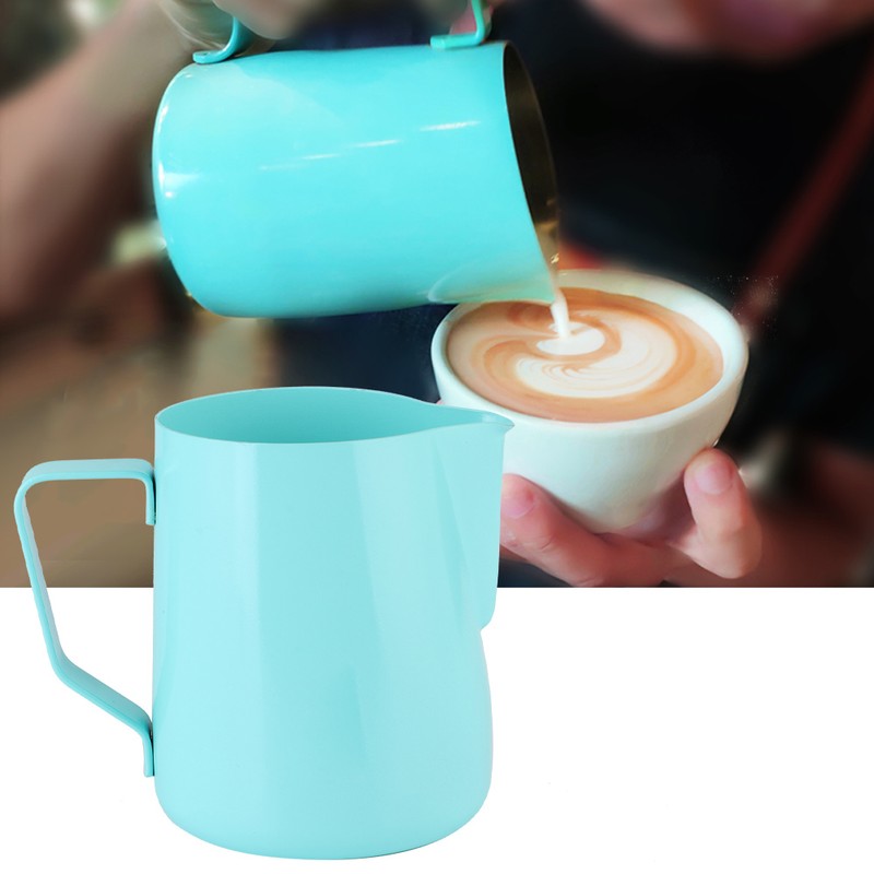 Stainless Steel Coffee Pitcher Milk Frothing Jug Cup for Latte