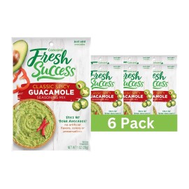 Concord Foods Fresh Success Classic Spicy Guacamole Mix 1.1oz Lot of 6