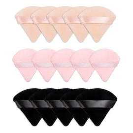 30 Soplos De Polvo Suelto Triángulo Maquillaje Puff Esponja                                                                                           