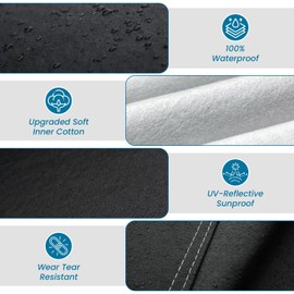 Car Cover for All Weather Hail UV Waterproof Fit 2019 2020 2021 2022 2023 2024 Subaru Forester - Premier Series (Black)