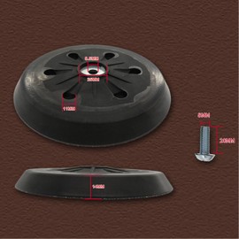 Raheem Sanding Pad Backing pad for Metabo SXE 450 631158000 Hook & Loop Backing Pad 6 Inch 150mm 6 Holes Compatible with DeWalt D26410
