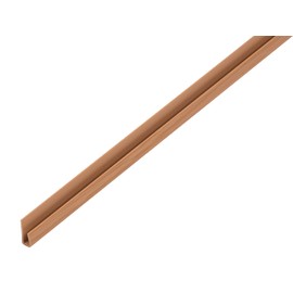 Alberts 470555 End Profile PVC Decor: Oak 1000 x 15 x 6 mm