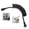 Copper cap bidet shower hose flexible retractable spring shower hose