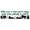 Why pay a therapist when you can adopt a cat?