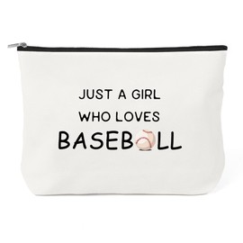 Baseball Gifts for Women - Baseball Themed Gifts Baseballs Makeup Bag Birthday Christmas Mothers Day Gift for Women Her Cosmetic Bag Travel Toiletry Bags Makeup Pouch Baseballs Accessories