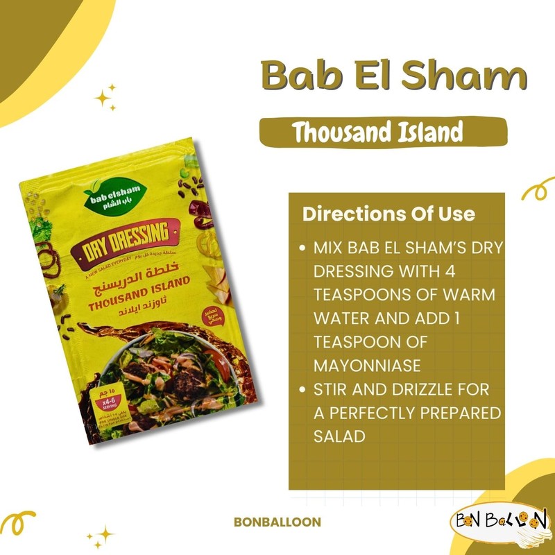 Bab El Sham's Thousand Island Dry Dressing Powder Ground Mix