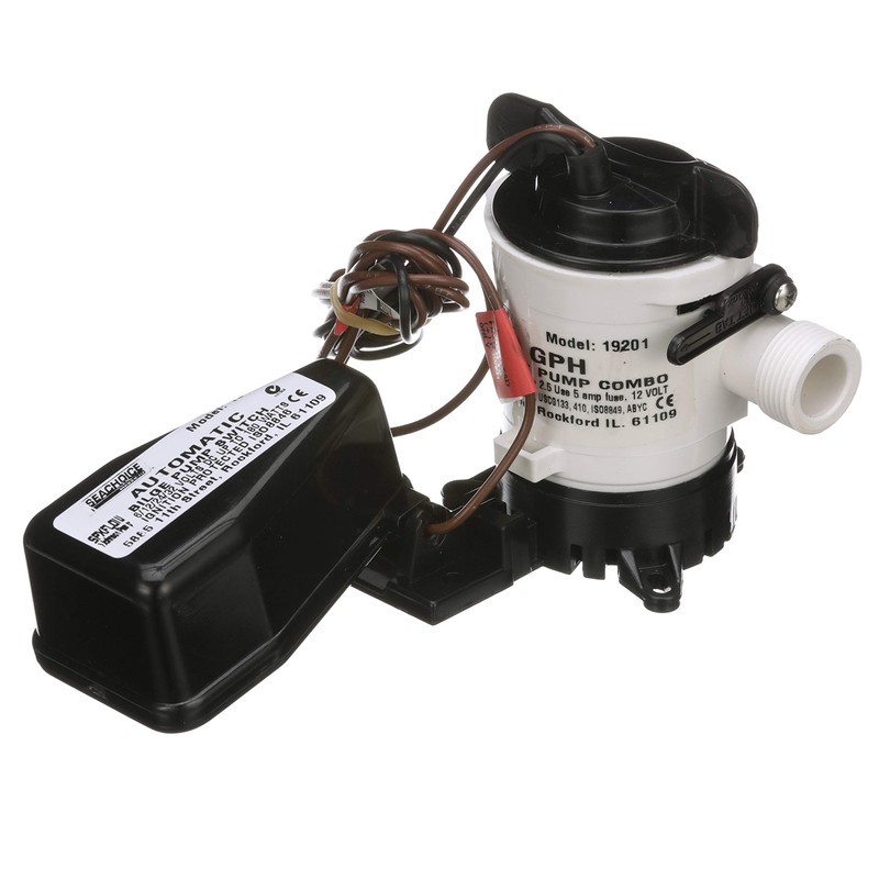 Seachoice Automatic Bilge Pump w/Float Switch, 500 GPH, 3/4 in.