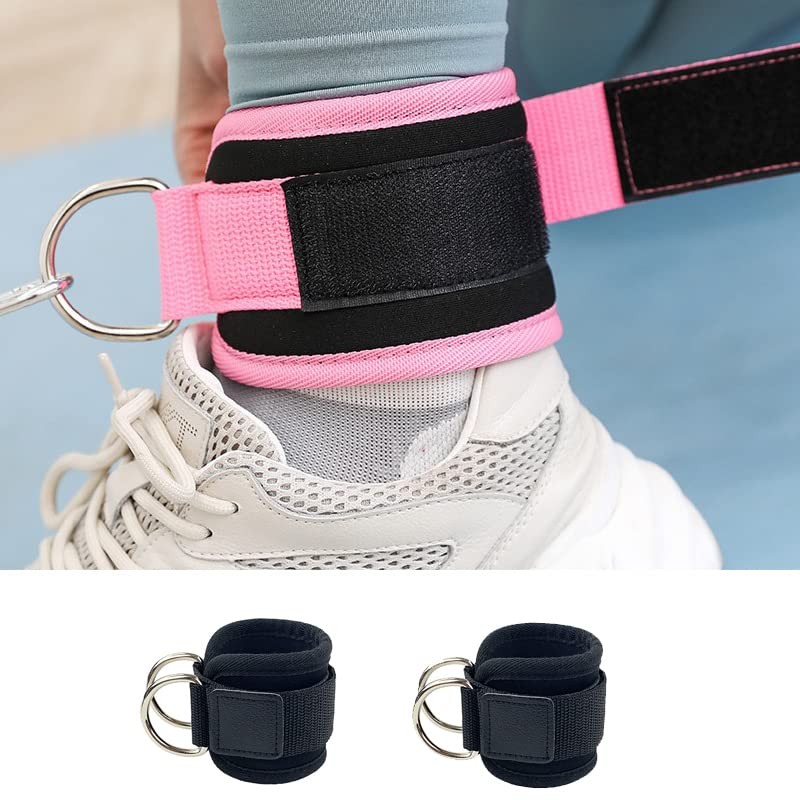 Adjustable Ankle Strap with Double D-Rings and Neoprene Support Ankle
