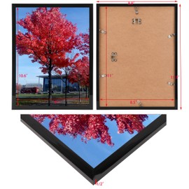 Medog 8.5x11 Picture Frame for Wall Display,Document Certificate Frames, Display Pictures 8.5x11 Picture Frame, Wall Hanging Photo Frame, 1 Pack