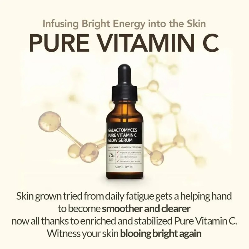 Some By Mi Galactomyces Pure Vitamin C Sérum Iluminador Rostro