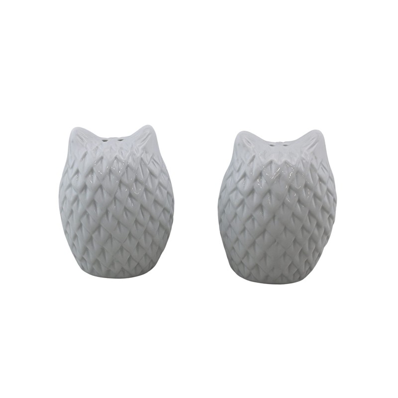 Retro Style Owl Shape Salt & Pepper Shaker Set Kitchen