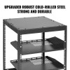 Unbranded 12U 4 Post Open Frame Server Rack Network Enclosure