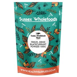 Sussex Wholefoods Freeze-Dried Blackcurrant Powder 100g