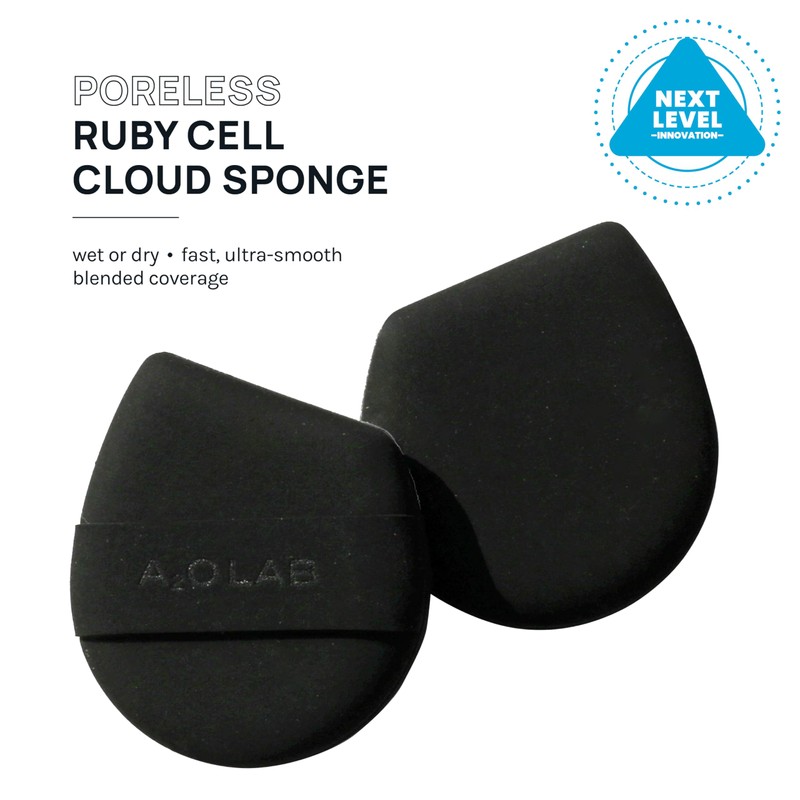 AOA Studio Silky Silicone Makeup Sponge Set, Reusable Cosmetic Applicators