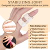 Wisesso Trigger Thumb Splints, Finger Splint for Broken/Straightening/Arthritis, Breathable Thumb