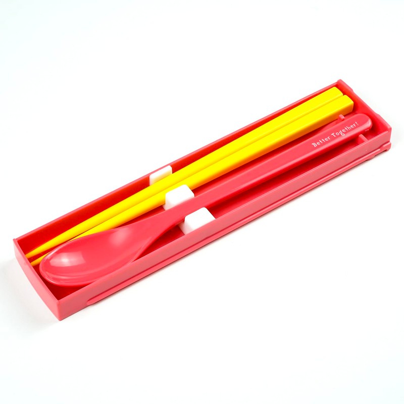 Coco-chan RYL-10776 Greeting Life Lunch Box Chopstick & Spoon Music