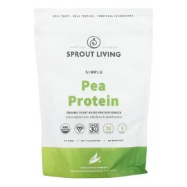 Sprout Living Simple Proteína De Guisante 1 Libra Sabor Sin Sabor                                                                                     