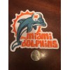 Unbranded MIAMI DOLPHINS Vintage Embroidered Iron On Patch RARE 4"