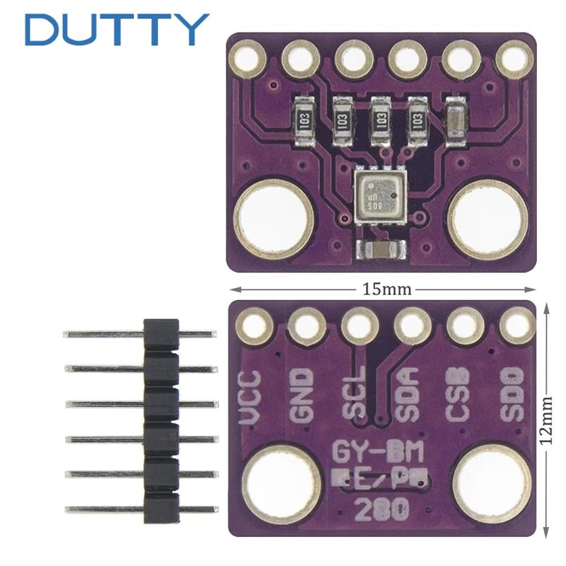 BME280 3.3V Atmospheric Pressure Sensor GY-BME280-3.3 Temperature Humidity Sensor Module