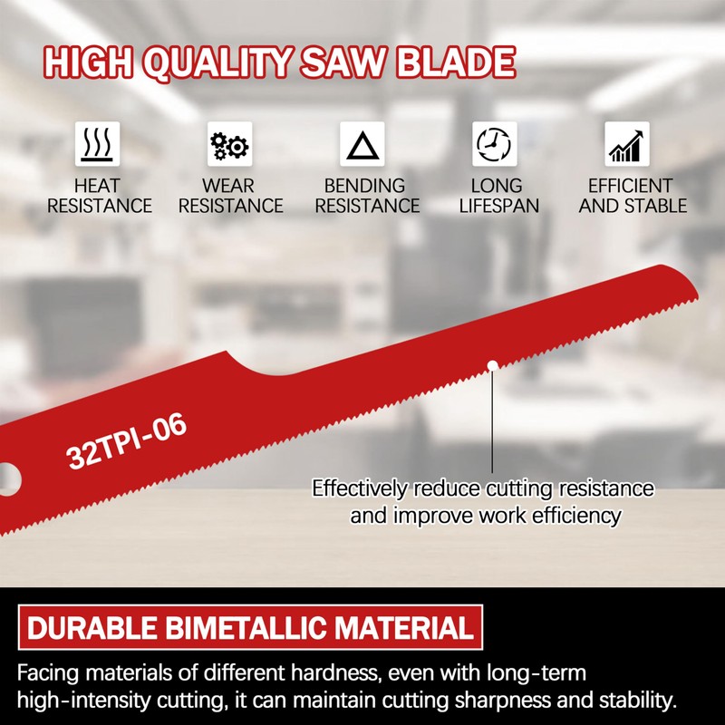 P4FS-6 Air Reciprocating Saw Blades Fits for Ingersol Rand air