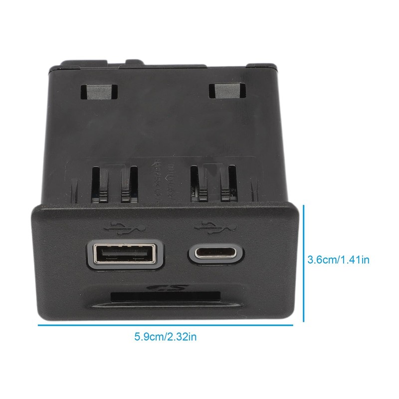 KASturrboo Console USB Connector Auxiliary Jack Adapter for 2018-2020 CT6