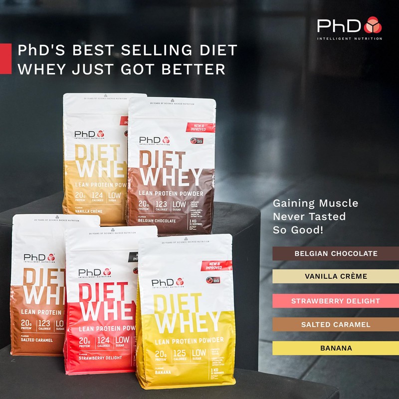 PhD PhD Nutrition Diet Whey Lean Protein Powder | Strawberry