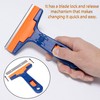 AERZETIX - C68547 - Window scraper + 4 blades for