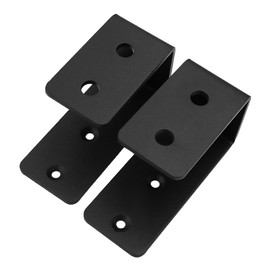 Namvo 2Pcs Door Barricade Brackets U Shaped Bar Security Door Locks Brackets With Screws For Home Barn Shed Garage Gate Door Reinforcement