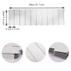 Pack of 10 foldable aluminium wind protection, aluminium wind protection,