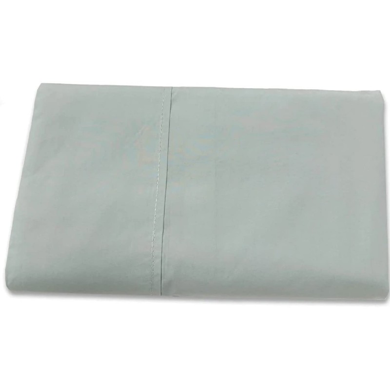 Oversized (102x112) Cotton Percale Flat Sheet Only for Queen Beds,
