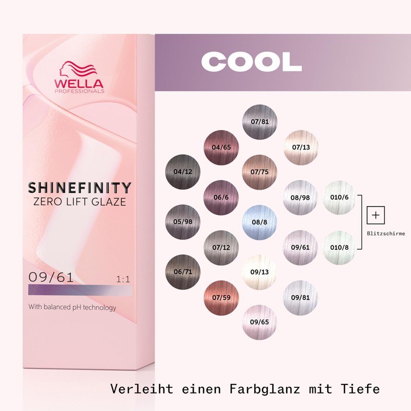 Wella Professionals Shinefinity Glaze - Hair-friendly Tint - Demi-Permanent, pH