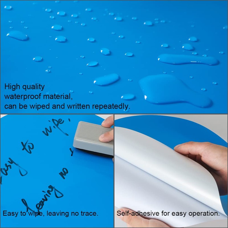 Colorful Dry Erase Dots Circles Whiteboard Marker Removable Vinyl Dot