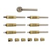 ERA 826-33 Sash Window Screw Locks - Brass (6 Pieces)