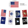 Kinoy 2 String Army Flags USA Military Flags Set All