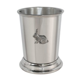 Rabbit Mint Julep Cup English Pewter Cockatil Free Engraving Gift 291