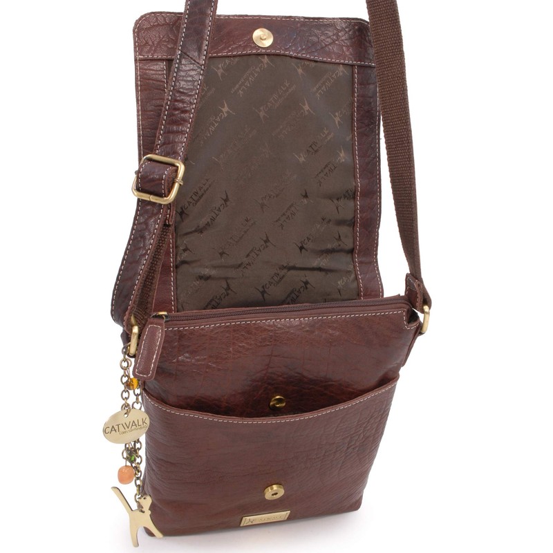 Catwalk Collection Handbags - ANJA Women's Leather Shoulder Bag -