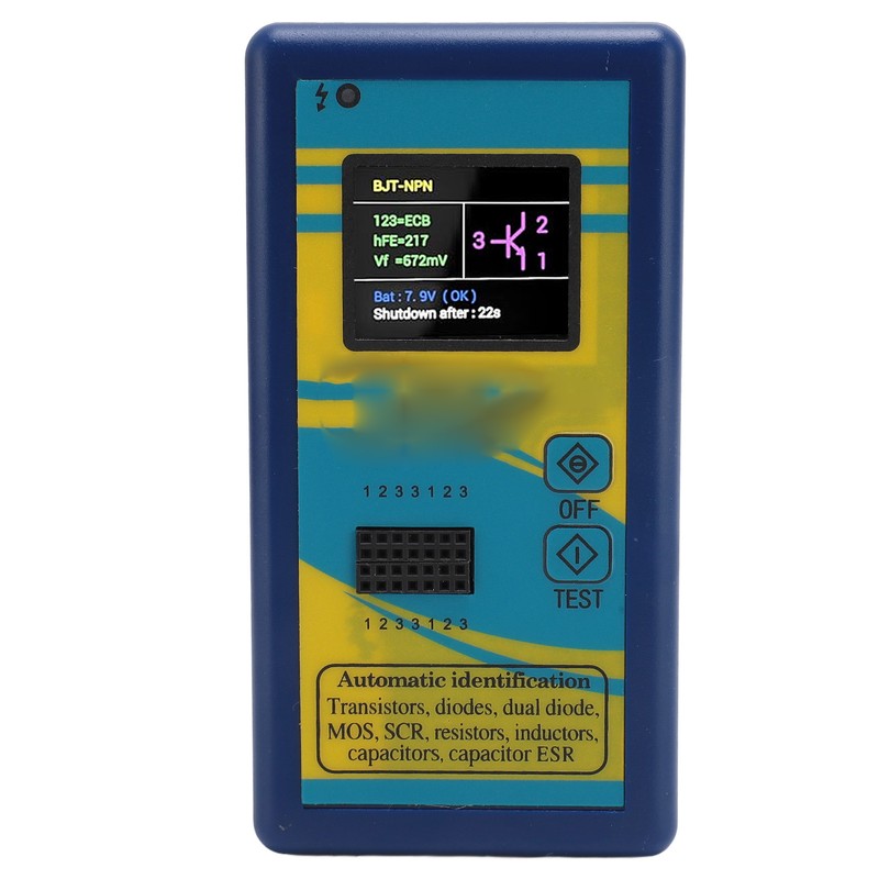 Transistor Tester 1.8 Inch TFT Color Screen NPN PNP Auto