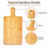 Bamboo Cutting Board for Kitchen Prep – Built-In Handle with
