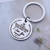 Jstud Inspirational Gifts keychain For Son Daughter Never Forget I
