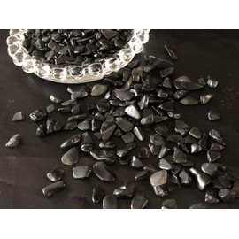 (Portable to Carry) Has the strongest amulet effect! Soothes insidium, evil, and murder! Natural black crystal, Morion Zakara, Pouch included