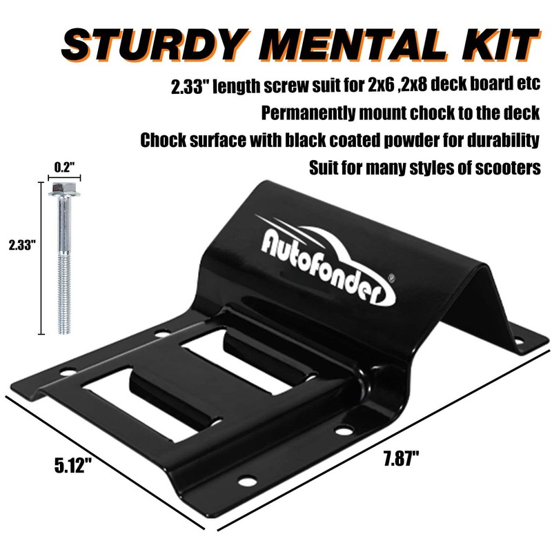 Wheel Chock Tie Down Kit (1,986lb Break Strength) Heavy Duty
