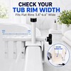 Bathtub Safety Grab Rail for Seniors, Fits 3.4 to 6.6"