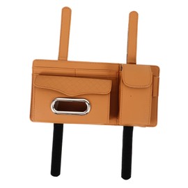 Gatuida Innovative Car Tissue Box Sun Visor Tissue Holder Card Glasses Storage Easy Install
