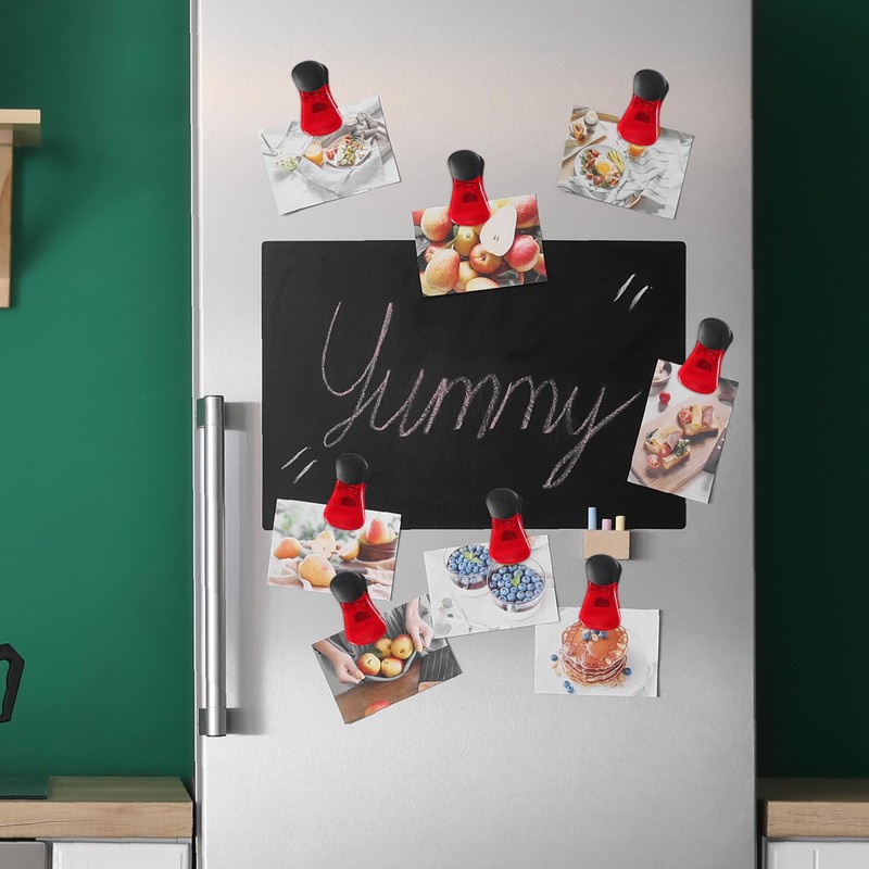 Yi Concept Plastic Refrigerator Magnet Clips Sets， Magnet Paper Clips,