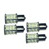 HQRP 4 pack BA15s Bayonet Base 30 LEDs SMD LED