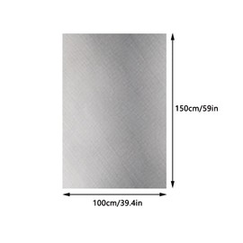 Fire Pit Mat, 150 x 99 cm, Square Fireproof Mat, Undergrill Mat, Protective Mat, Portable Fire Pits, Square Fireproof Mat, Grill Mat, Durable Patio Grill Mat