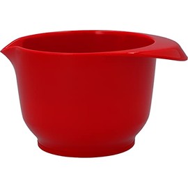 Birkmann, Colour Bowls, Mixing and Serving Bowl, Small, 0.5 Litres, Melamine Bowl, Scratch-Resistant, Stable, Sustainable, Red, 708679