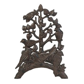 Sungmor Heavy Duty Cast Iron Hose Holder,Garden & Yard Decorative Birds Wall Mounted Hose Butler,Water Pipe Holds,Rack,Hanger,Antique Wall Decorations