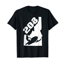 Idaho 208 State Snowmobile T-Shirt