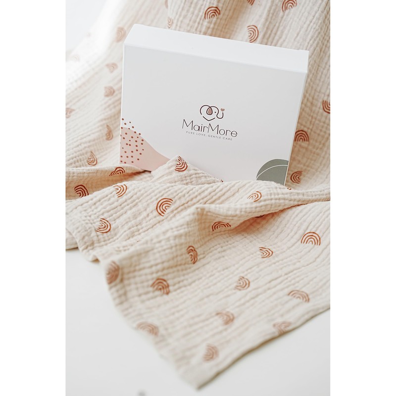 MairMore Muslin Nursing Covers for Breastfeeding, Privacy Breast Feeding Cover